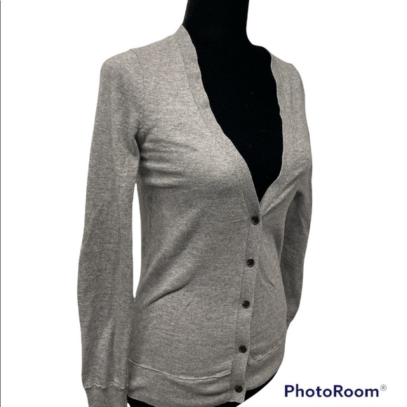 Massimo Dutti silk cashmere blend cardigan sweater lightweight button front - Picture 3 of 11